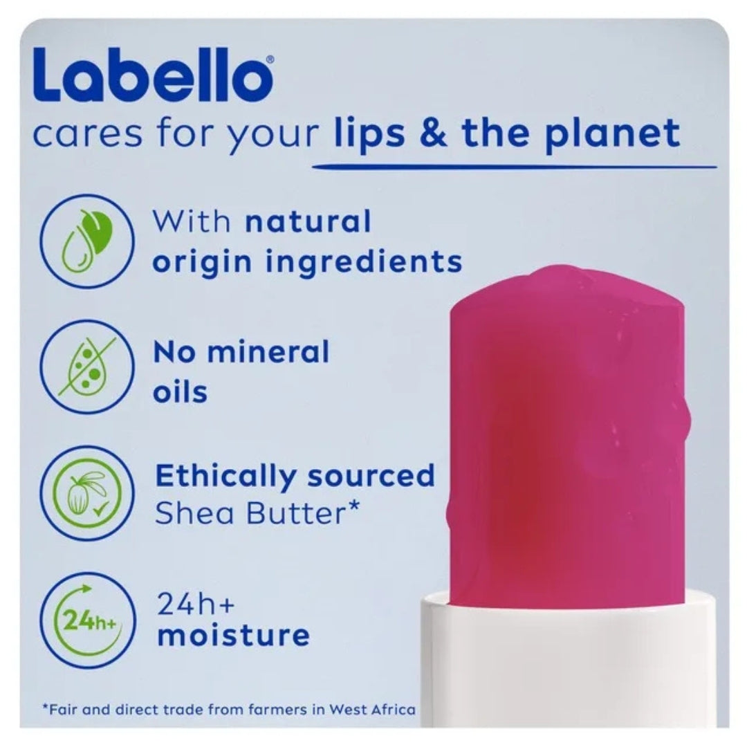 Labello Cherry Shine Lip Balm (4.8g)