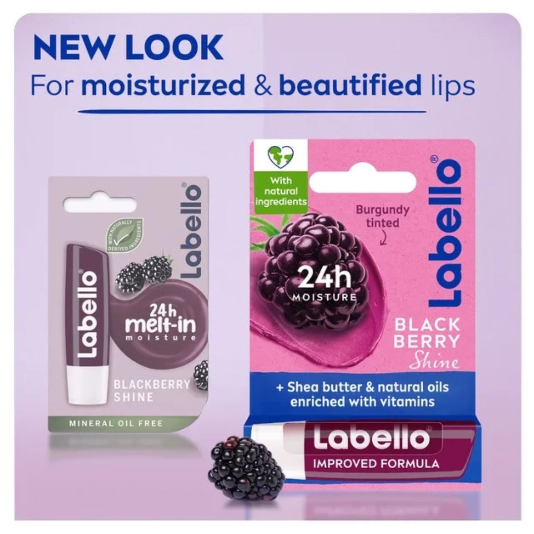 Labello Blackberry Shine Lip Balm (4.8g)
