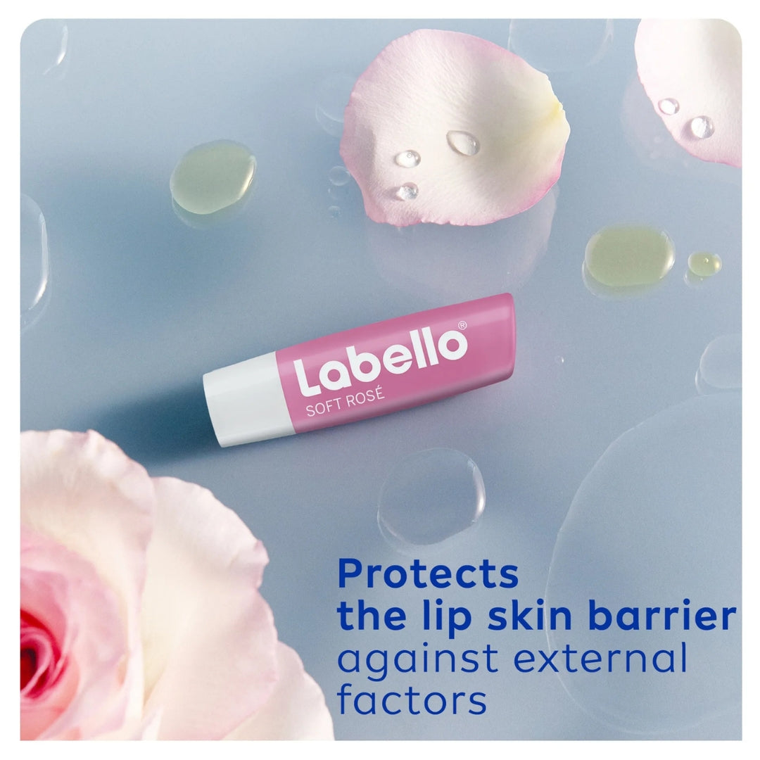 Labello Soft Rosé Lip Balm (4.8g)