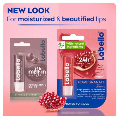 Labello Pomegranate Shine Lip Balm (4.8g)