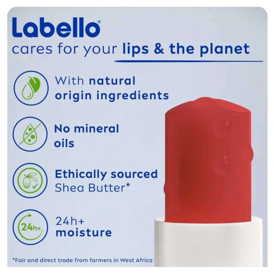 Labello Pomegranate Shine Lip Balm (4.8g)