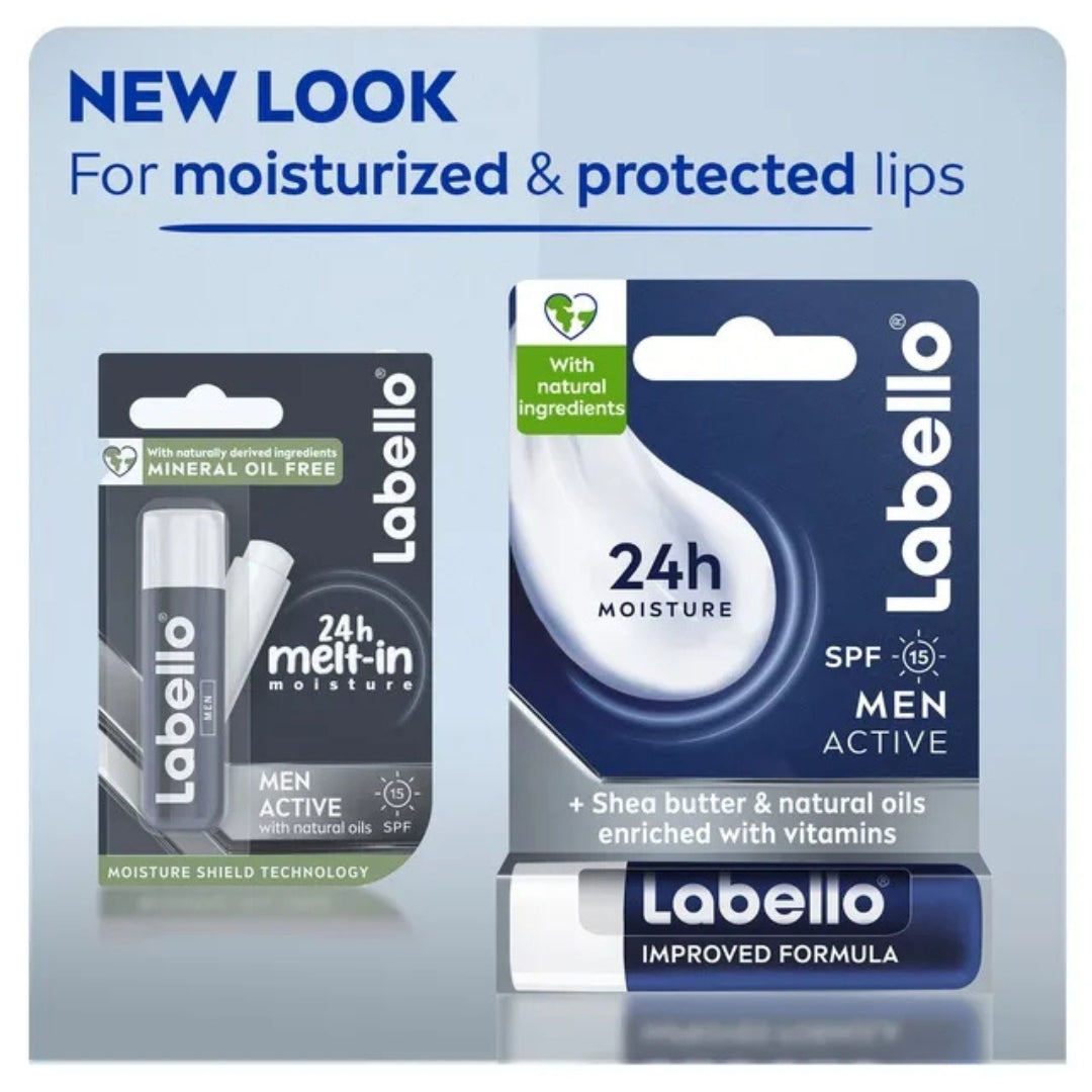 Labello Men Active Lip Balm SPF15 (4.8g)