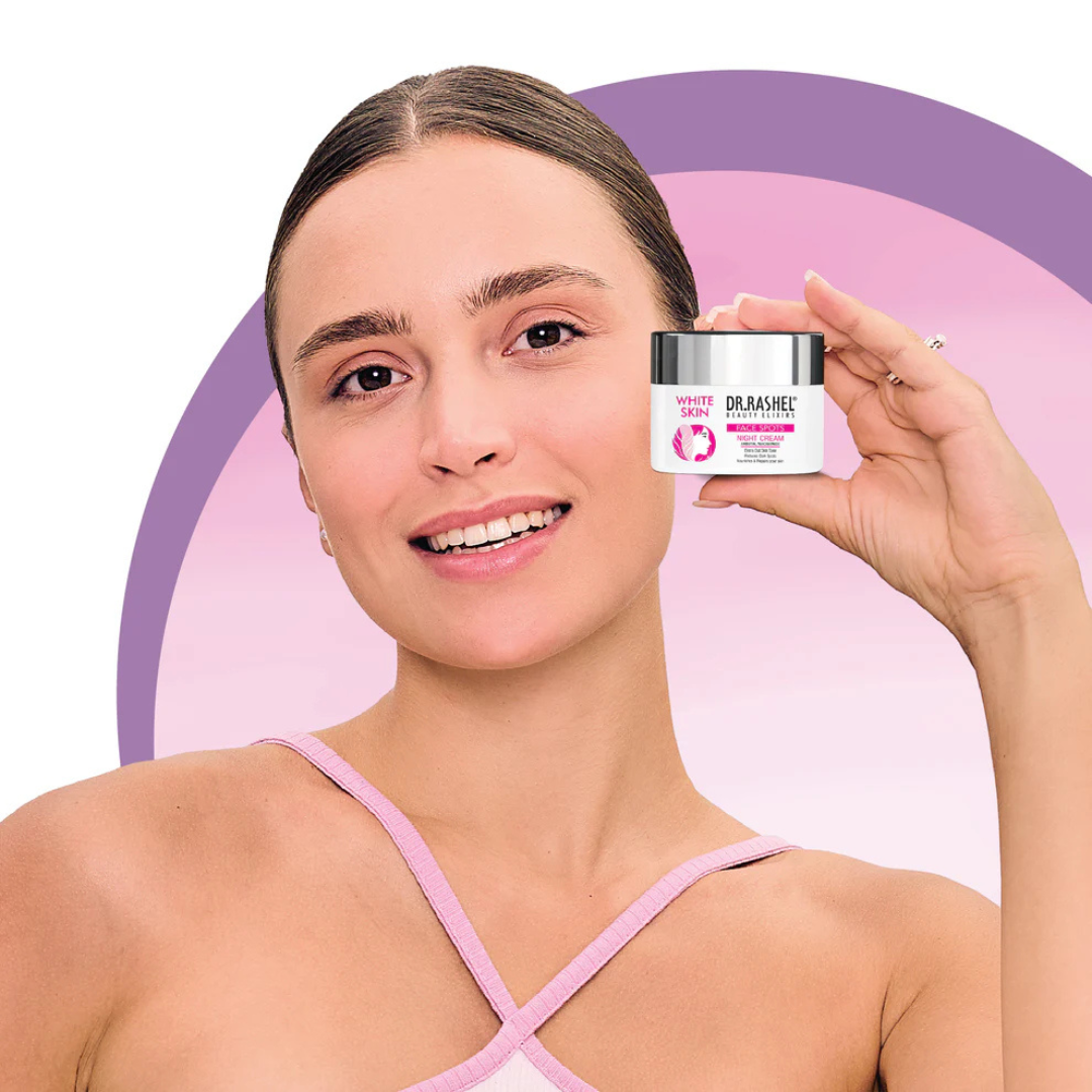 Dr.Rashel White Skin Fade Spots Night Cream with Niacinamide & Arbutin (50g)