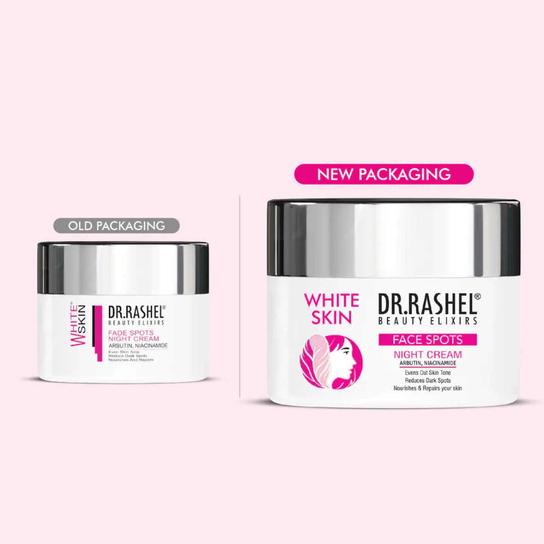 Dr.Rashel White Skin Fade Spots Night Cream with Niacinamide & Arbutin (50g)