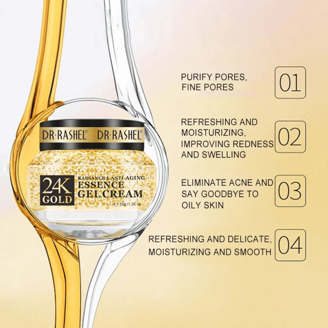 Dr.Rashel 24K Gold Radiance & Anti-Aging Essence Gel Cream (50g)