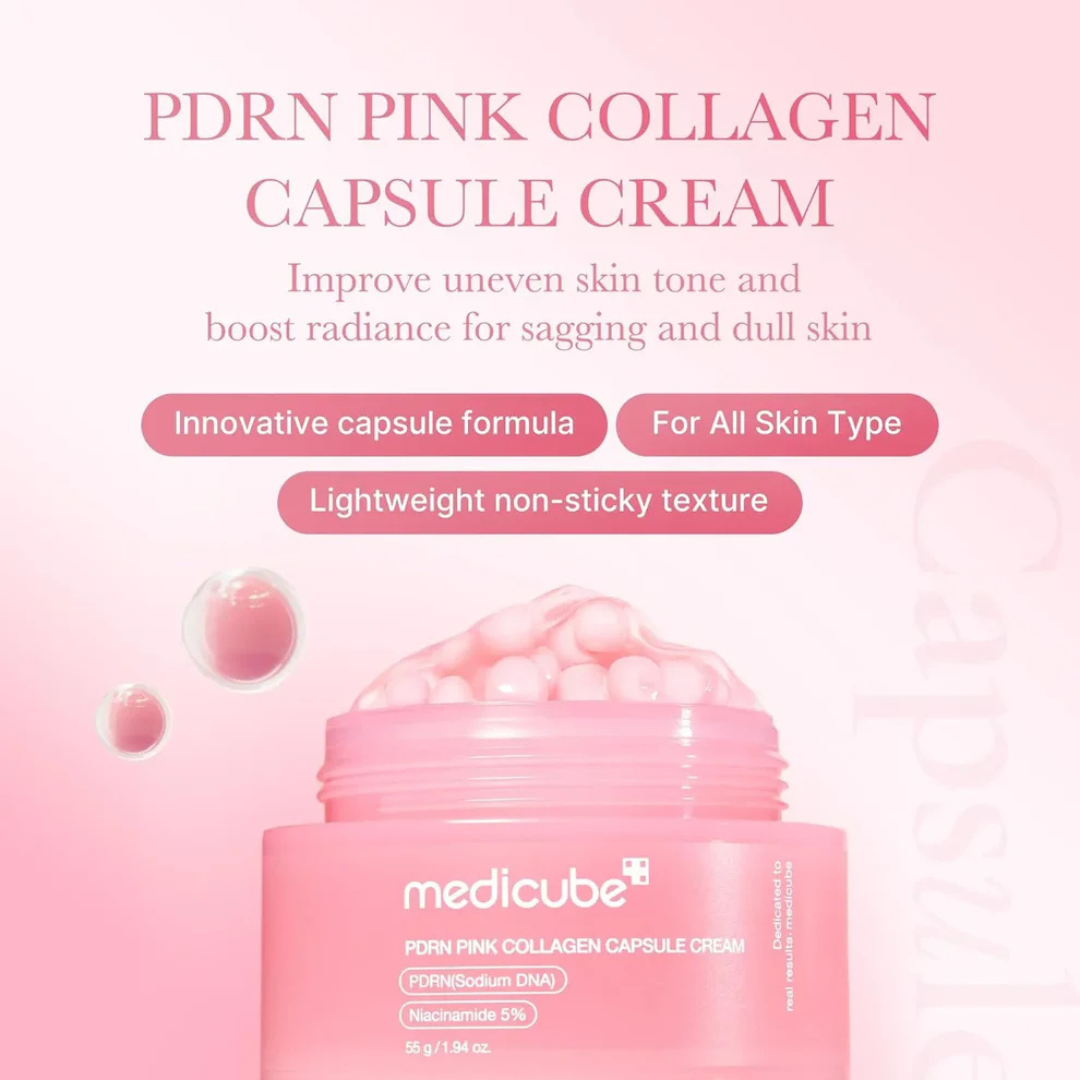 Medicube PDRN Pink Collagen Capsule Cream (55g)