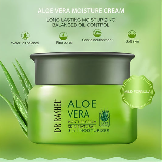 DR RASHEL Aloe Vera Skin Lightening Moisturizer Facial Cream 3 in 1 - 50g