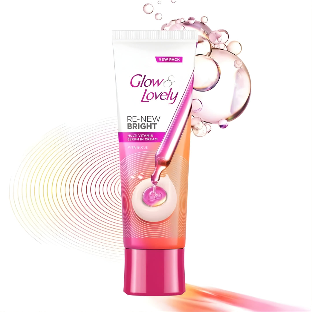 Glow & Lovely Re-New Bright Advanced Multi-Vitamin Serum in Cream 110g