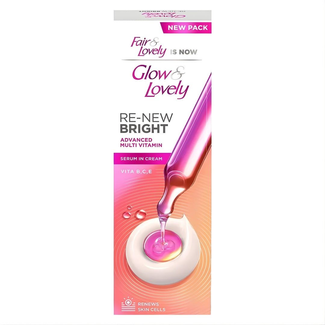 Glow & Lovely Re-New Bright Advanced Multi-Vitamin Serum in Cream 110g