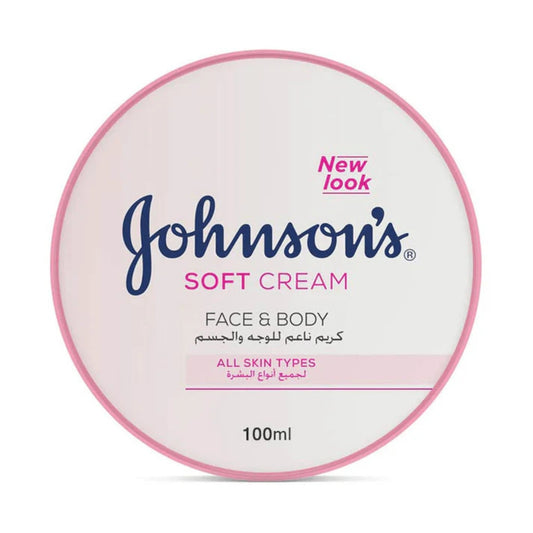 Johnson’s 24 Hour Moisture Soft Cream Face & Body 100ml