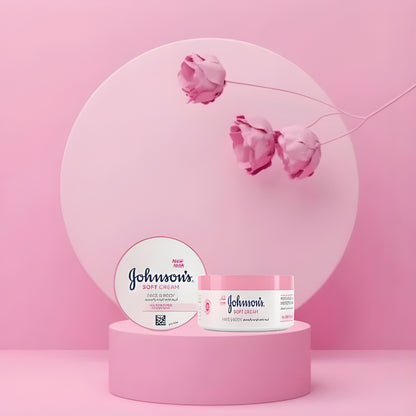 Johnson’s 24 Hour Moisture Soft Cream Face & Body 100ml