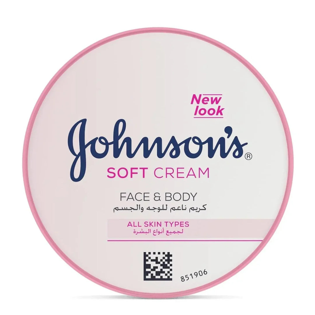 Johnson’s 24 Hour Moisture Soft Cream Face & Body 200ml
