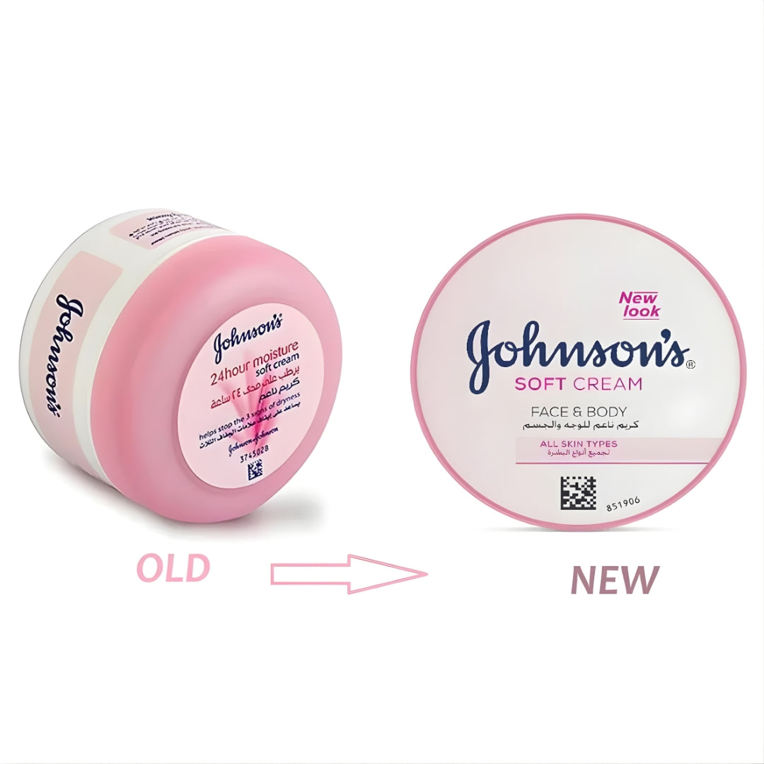 Johnson’s 24 Hour Moisture Soft Cream Face & Body 200ml