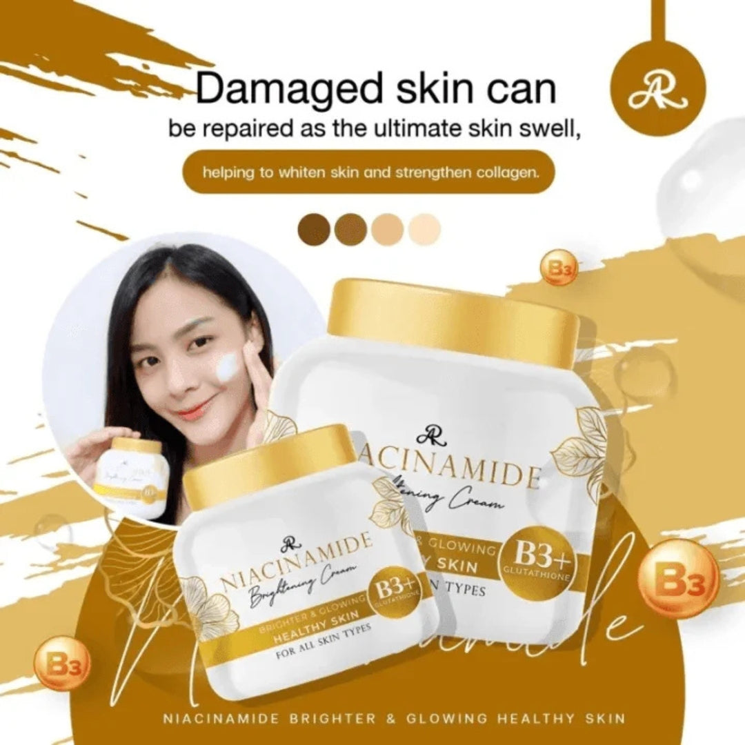 AR Niacinamide Brightening Face & Body Cream (200ml)