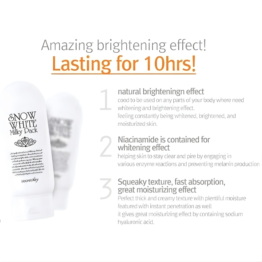 Secret Key Snow White Milky Pack (200g)