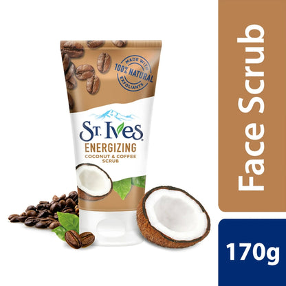 St. Ives Energizing Coconut & Coffee Scrub (170g)