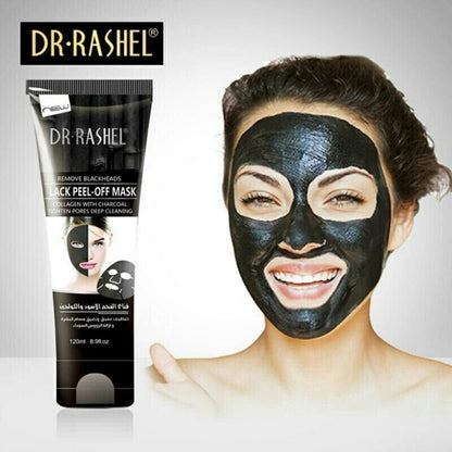 Dr. Rashel Black Peel-Off Mask Collagen & Charcoal (120ml)