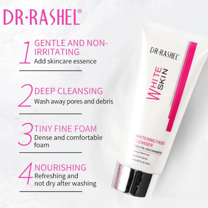 Dr.Rashel White Skin Whitening Fade Cleanser with Niacinamide & Arbutin (80ml)