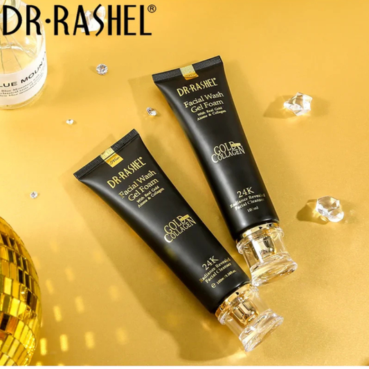 Dr.Rashel 24K Gold & Collagen Facial Wash Gel Foam (100ml)