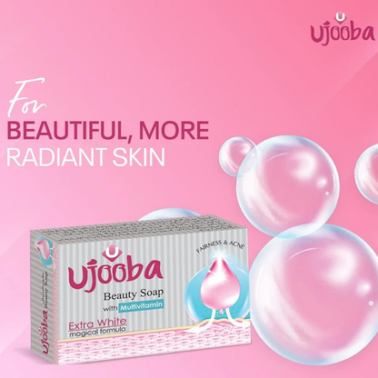Ujooba Beauty Soap with Multivitamins – Brightening & Hydrating Care (85g)