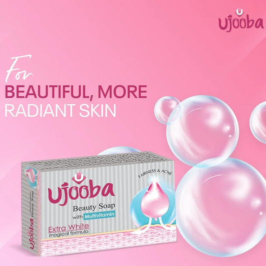 Ujooba Beauty Soap with Multivitamins – Brightening & Hydrating Care (85g)