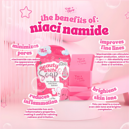 You Glow Babe Beauty White Soap (70g × 5 Pcs)