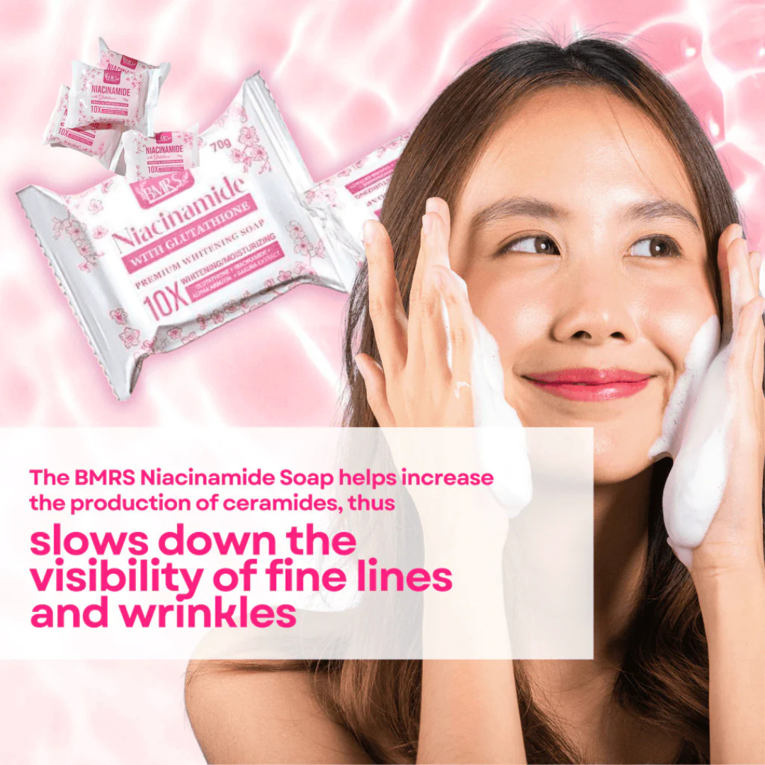 BMRS Niacinamide Soap 10x Brightening with Glutathione (70g)