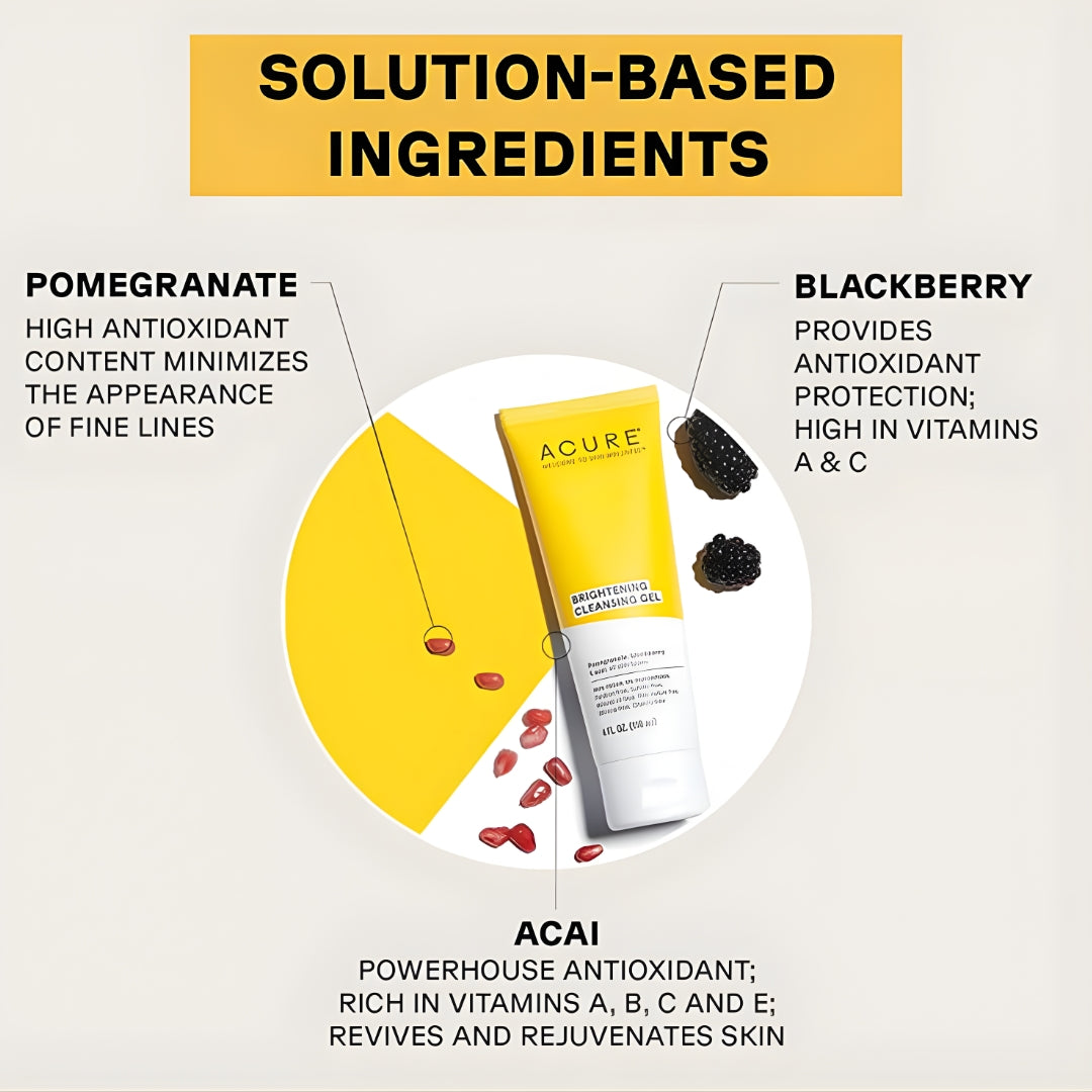 Acure Brightening Cleansing Gel - 118ml