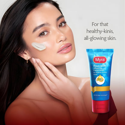 Myra Fresh Glow Whitening Facial Wash - 50ml