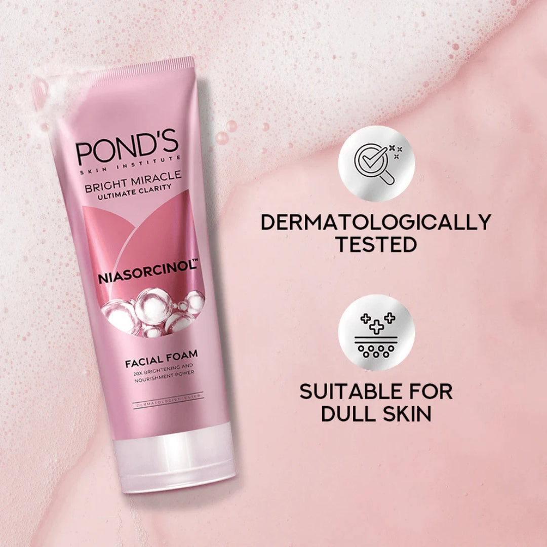 Ponds Ultimate Clarity Niasorcinol Facial Foam - 100g