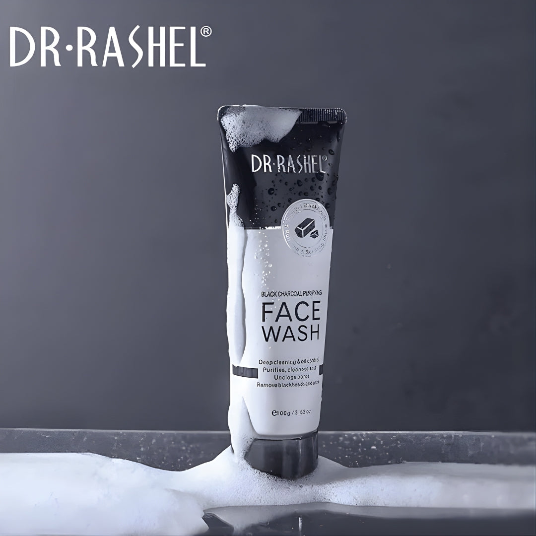 Dr.Rashel Black Charcoal Purifying Face Wash - 100g