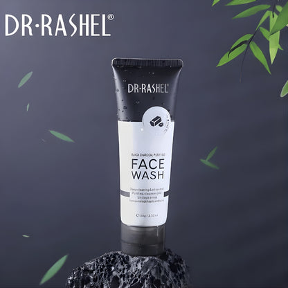Dr.Rashel Black Charcoal Purifying Face Wash - 100g