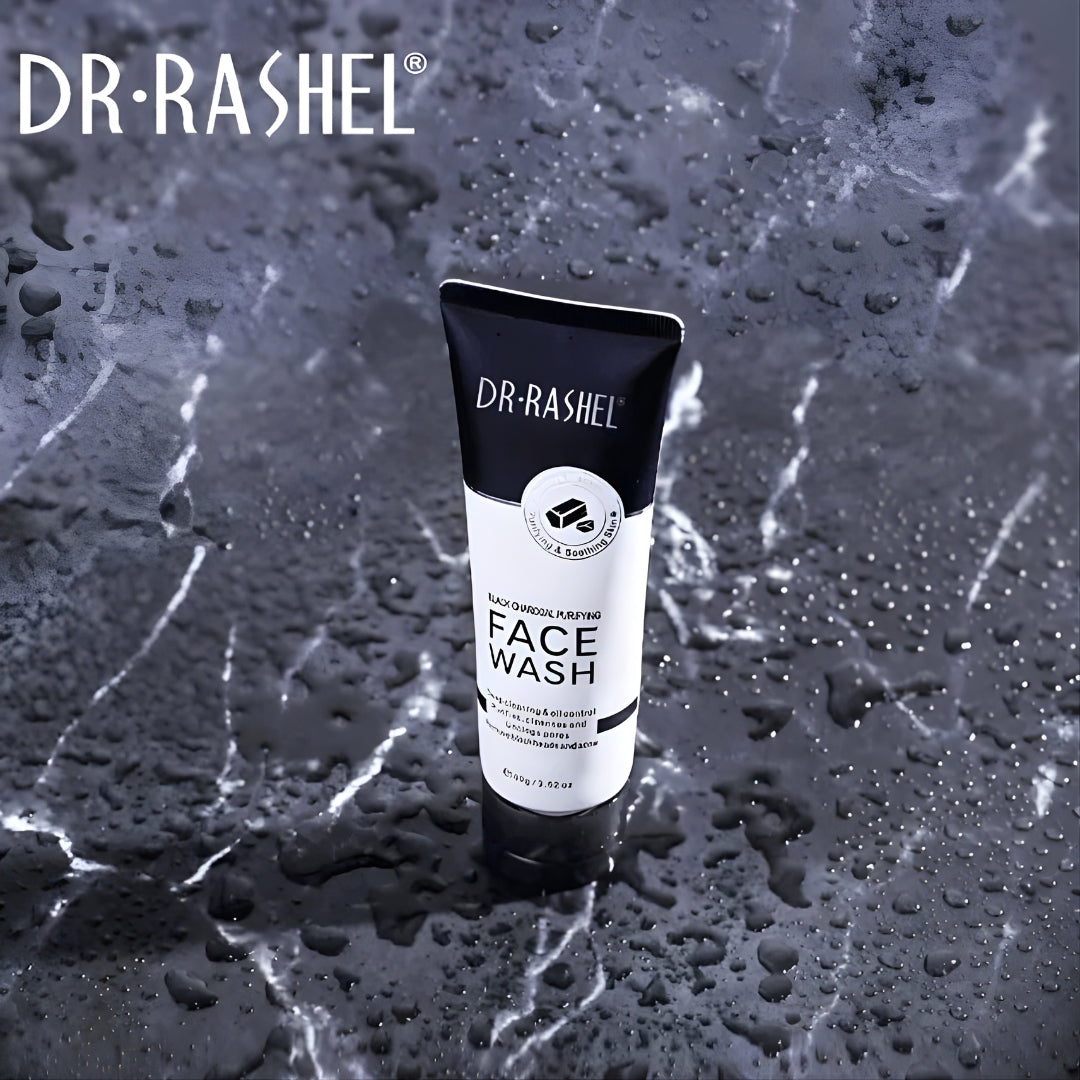 Dr.Rashel Black Charcoal Purifying Face Wash - 100g