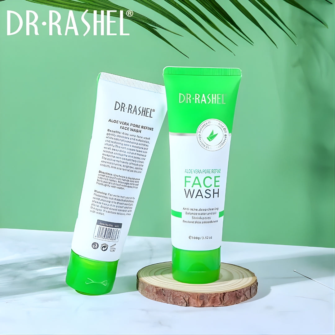 Dr.Rashel Aloe Vera Pore Refine Face Wash - 100g