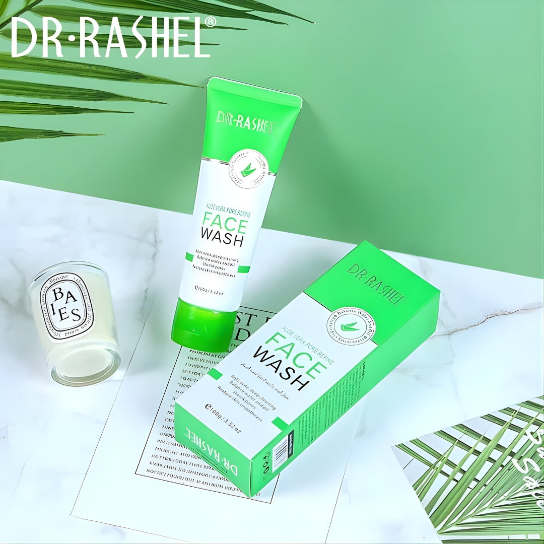 Dr.Rashel Aloe Vera Pore Refine Face Wash - 100g