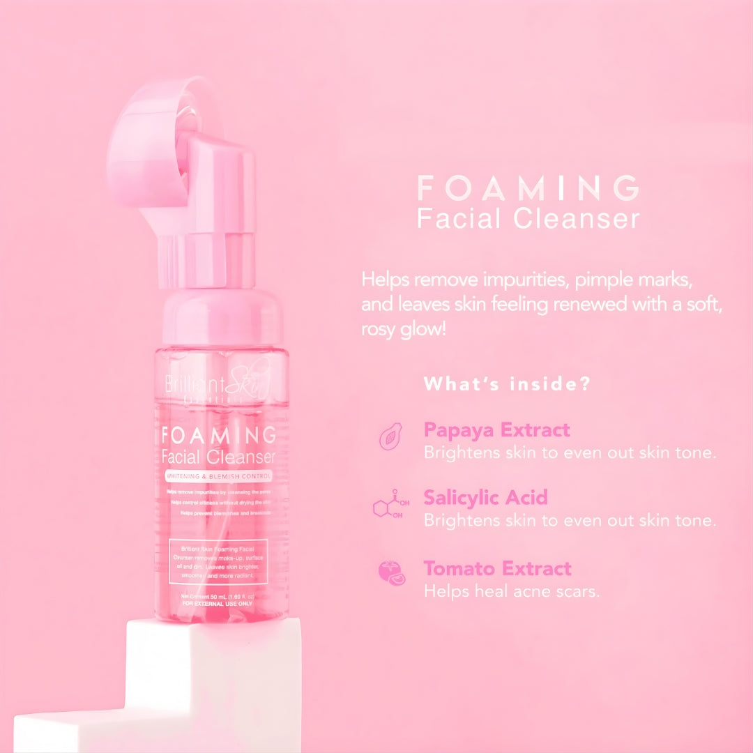 Brilliant Skin Essentials Foaming Facial Cleanser - 50ml