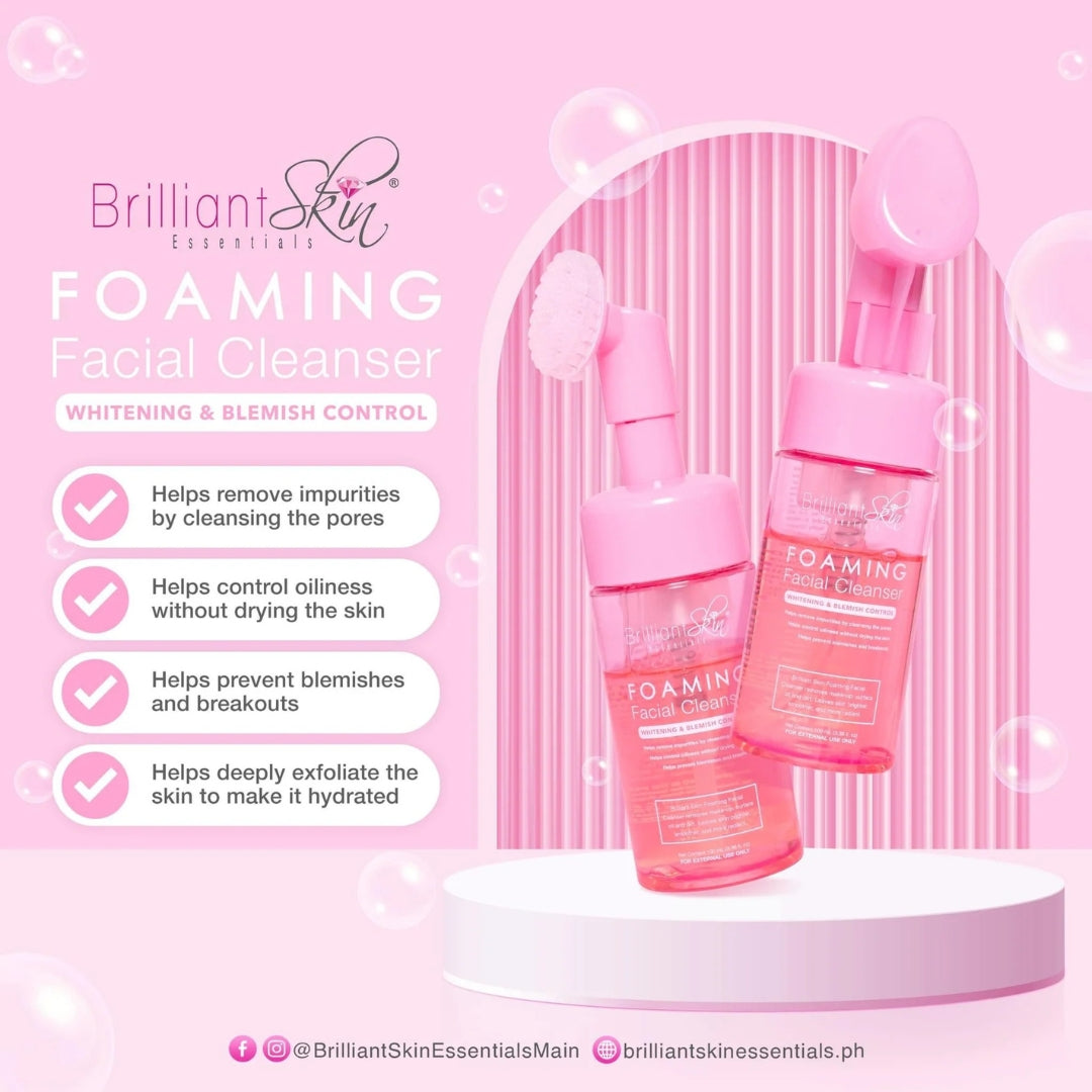 Brilliant Skin Essentials Foaming Facial Cleanser 100ml