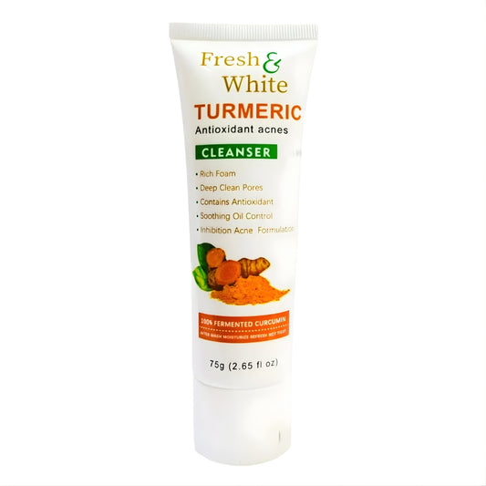 Fresh and White Turmeric Antioxidant Acnes Cleanser - 75g