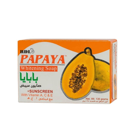 RDL Papaya Whitening Soap Vitamin Enriched Skin Brightening 135g