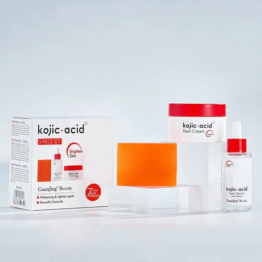 GuanJing Beauty Kojic Acid 3-Piece Skin Care Set
