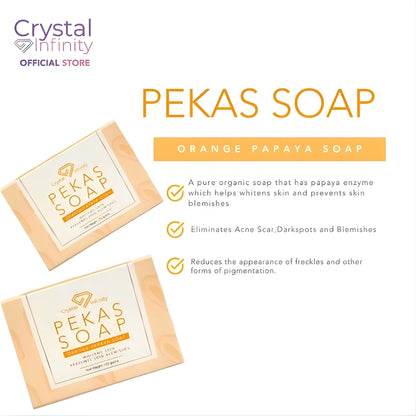 Crystal Infinity Pekas Soap Orange Papaya (150g)