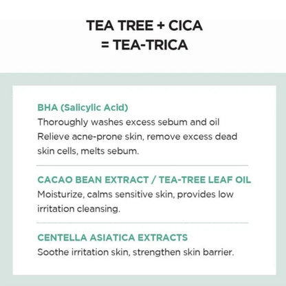 SKIN1004 Madagascar Centella Tea-Trica BHA Foam 125ml