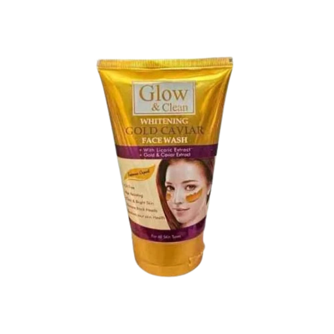 Glow & Clean Whitening Gold Caviar Face Wash 120ml