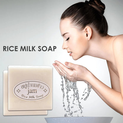 Jam Rice Milk Soap with Gluta and Collagen (65g)
