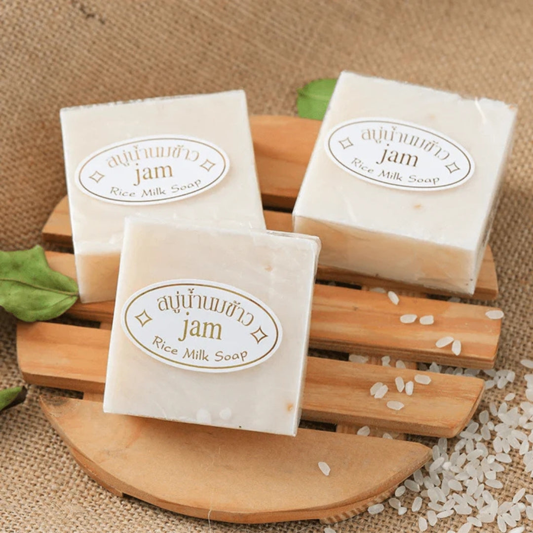 Jam Rice Milk Soap with Gluta and Collagen (65g)