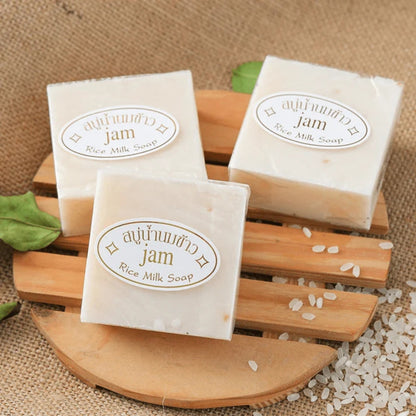 Jam Rice Milk Soap with Gluta and Collagen (65g)