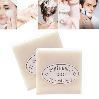 Jam Rice Milk Soap with Gluta and Collagen (65g)