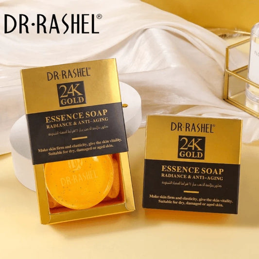 Dr. Rashel 24K Gold Radiance & Anti-Aging Essence Soap (100g)