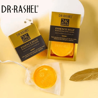 Dr. Rashel 24K Gold Radiance & Anti-Aging Essence Soap (100g)