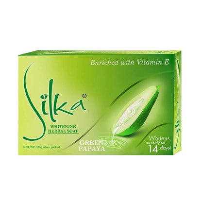 Silka Green Papaya Whitening Soap (135g)